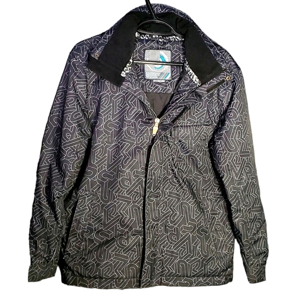Rip Curl Kids Black Ski/Snowboarding Jacket - Size Large/XL